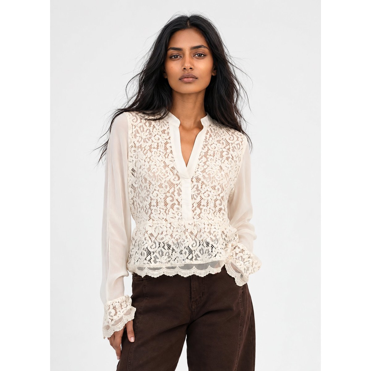 Chemise SALAMA ecru, AN'GE