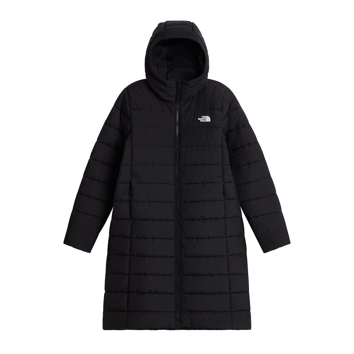 Piumino media lunghezza chiusura con cerniera, invernale nero , THE NORTH FACE