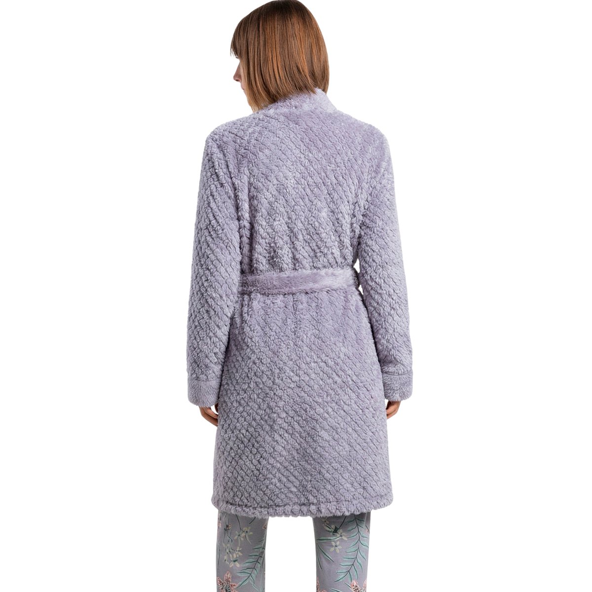 Robe de chambre Night Garden violet, ADMAS