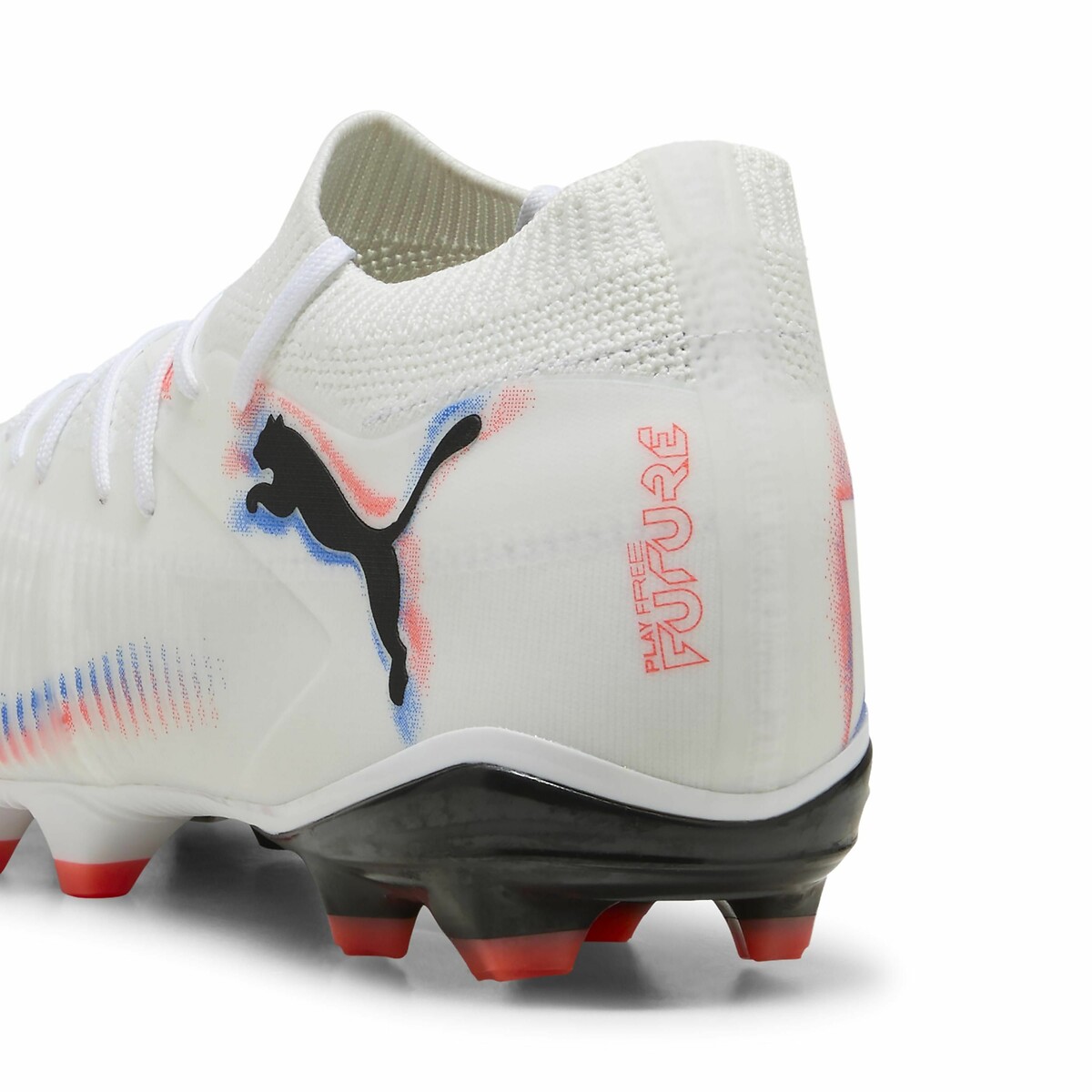 Crampons Future 8 Match FG/AG blanc/noir/rouge, PUMA
