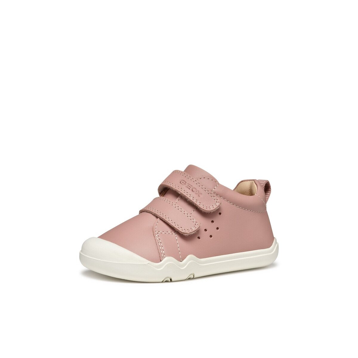 Baskets barefoot en cuir STEPPIEUP rose, GEOX