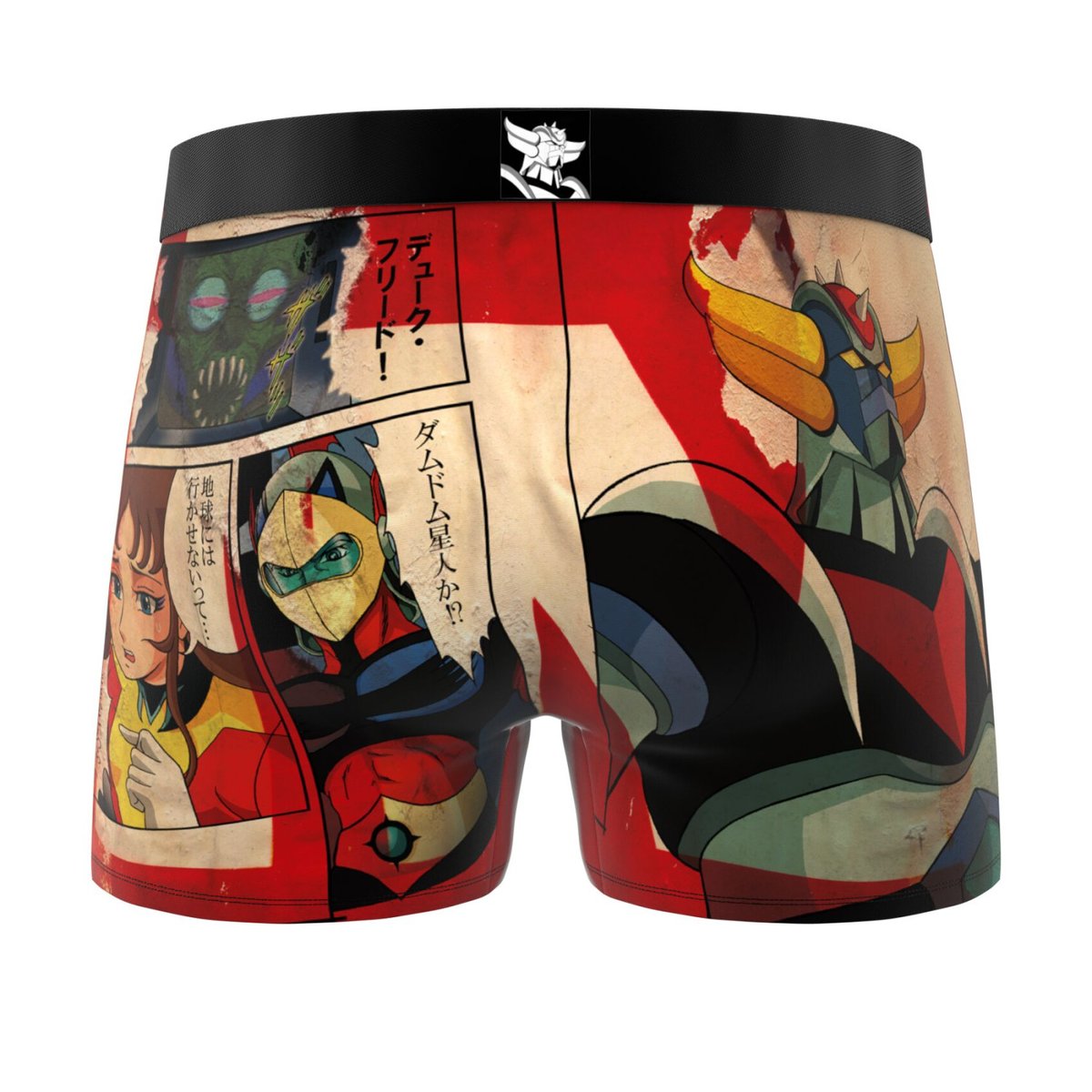 Lot De 3 Boxers Goldorak orange/rouge/bleu/gris, FREEGUN