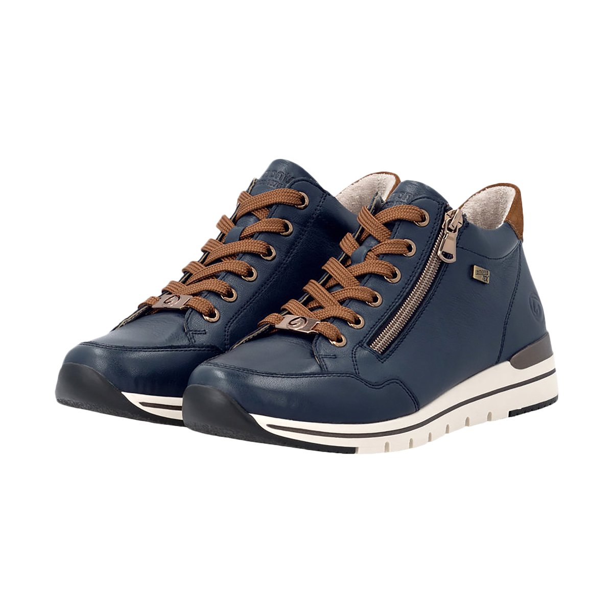 Basket Cuir bleu comb, REMONTE
