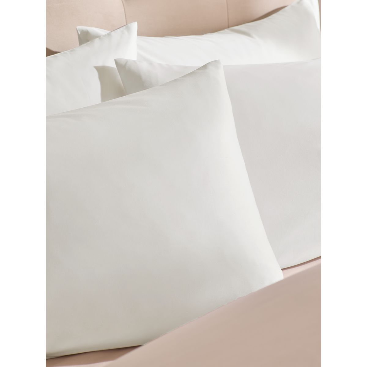 Taie oreiller 200 fils coton, lot de 2 blanc, NEXT