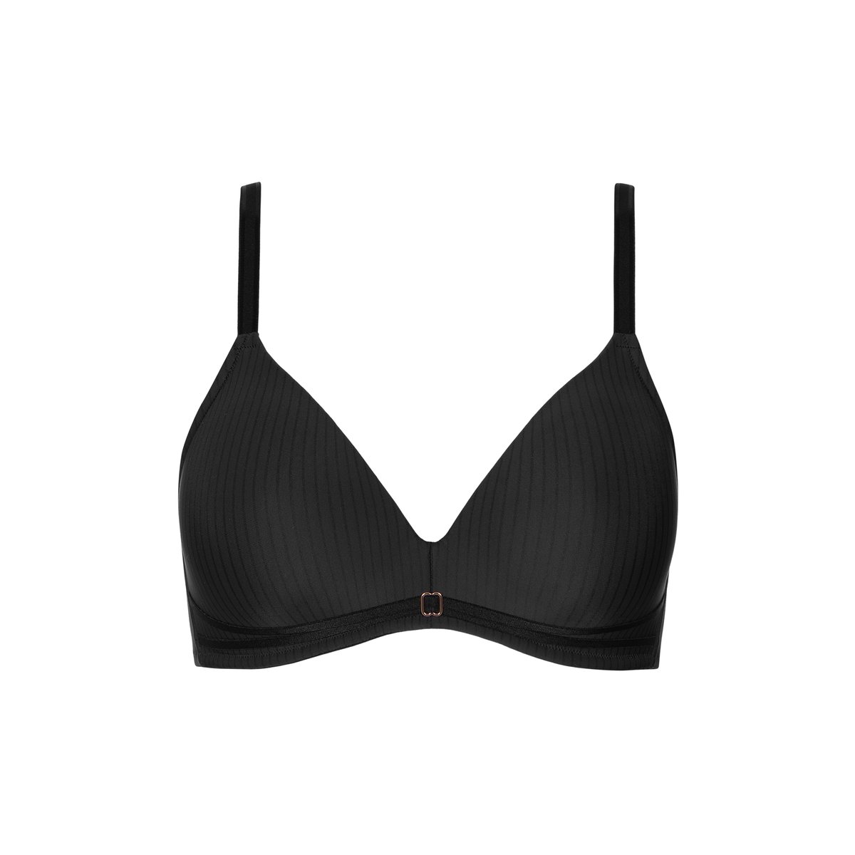 Soutien-gorge décolleté préformé sans armatures Laura noir, LISCA
