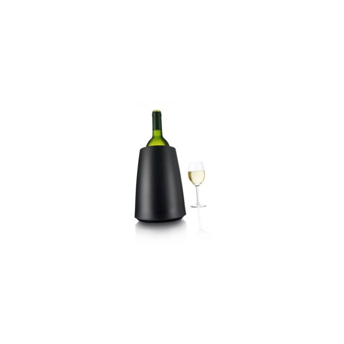 Rafraîchisseur vin et champagne noir, VACU-VIN