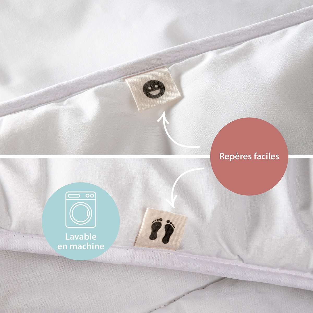 Couette Adulte légère Enveloppe TENCEL™ Lyocell Coton Bio HAWI couleur unique, KADOLIS