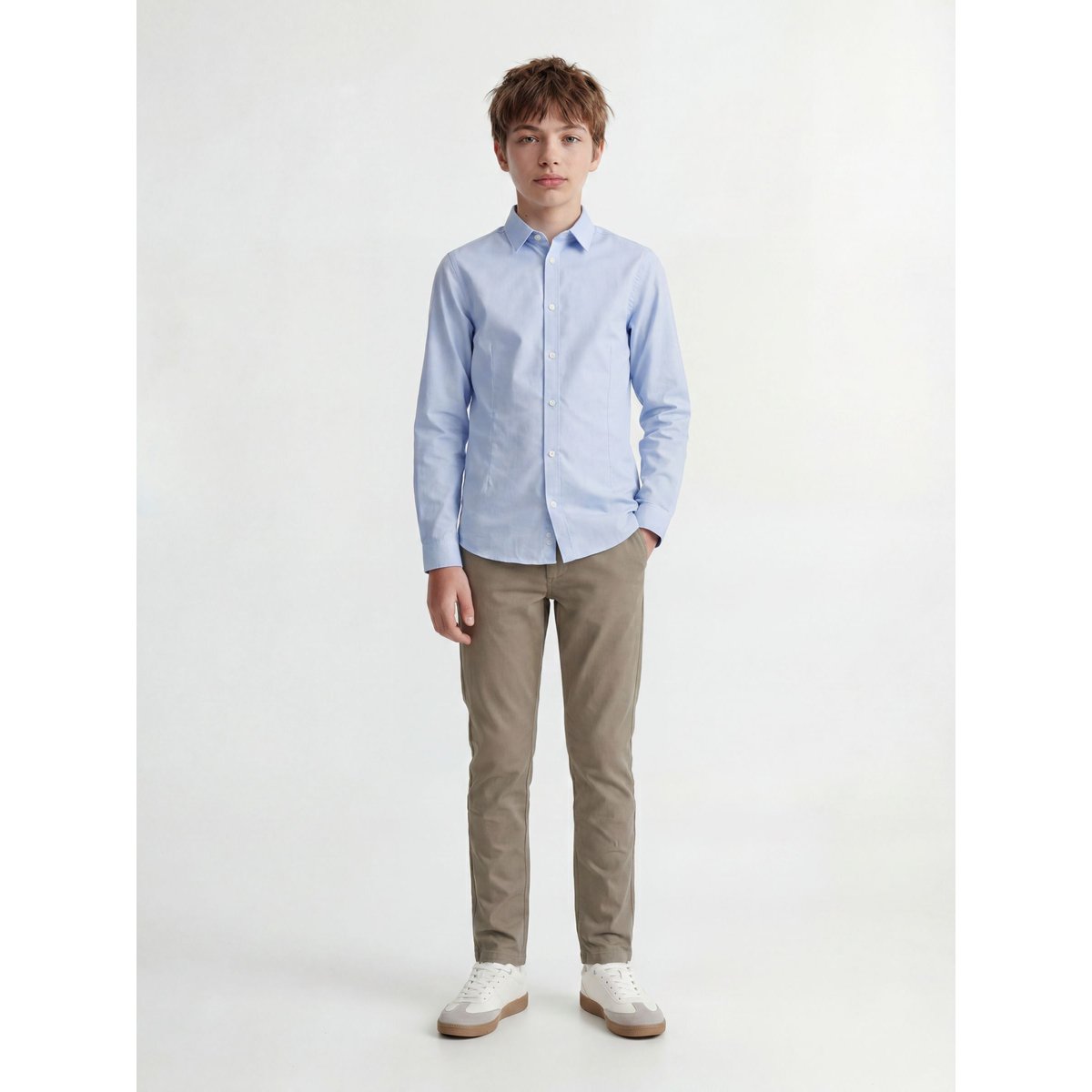 Pantalon chino beige, JACK & JONES JUNIOR
