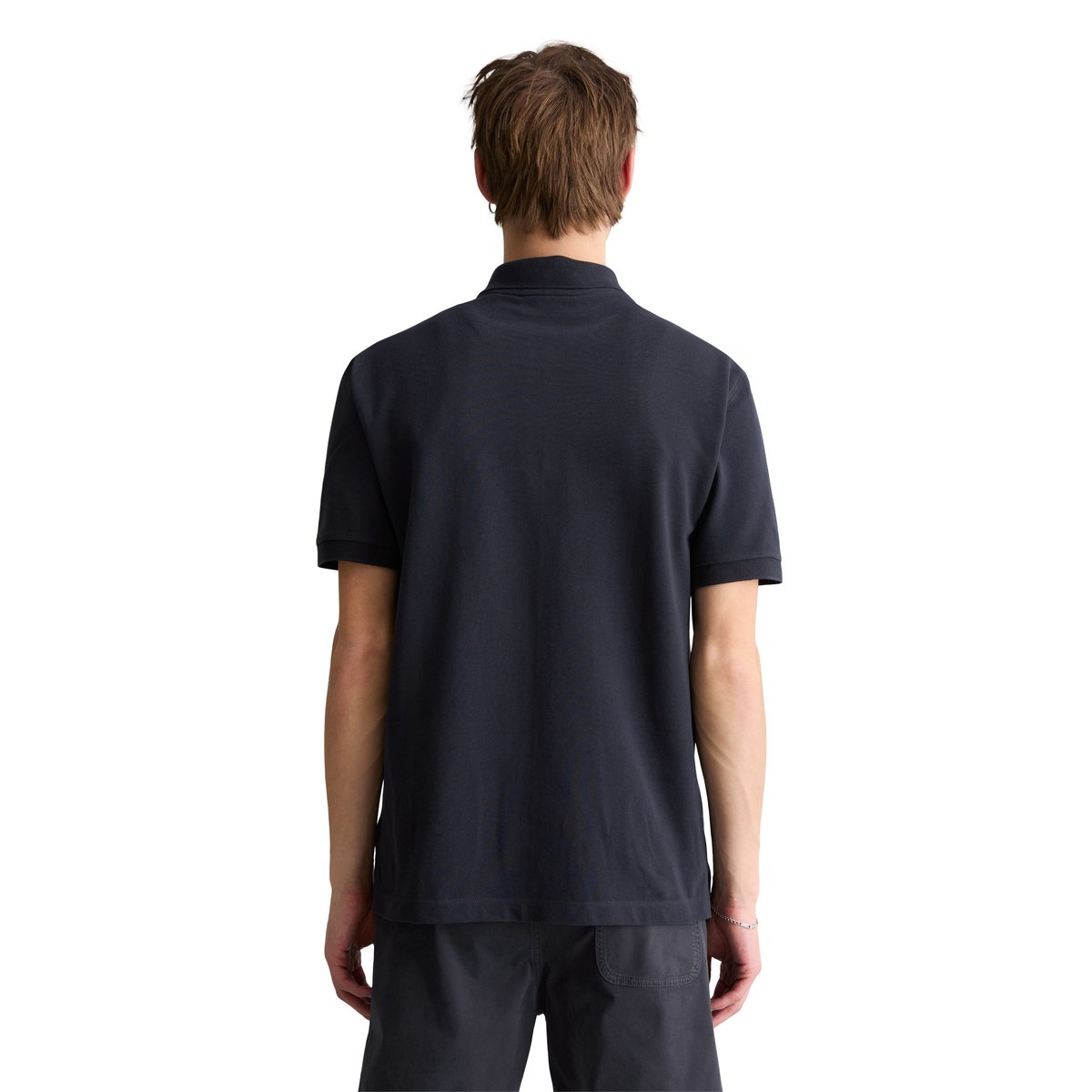 Polo en jersey régulier en pur coton bio bleu foncé, MARC O’POLO DENIM