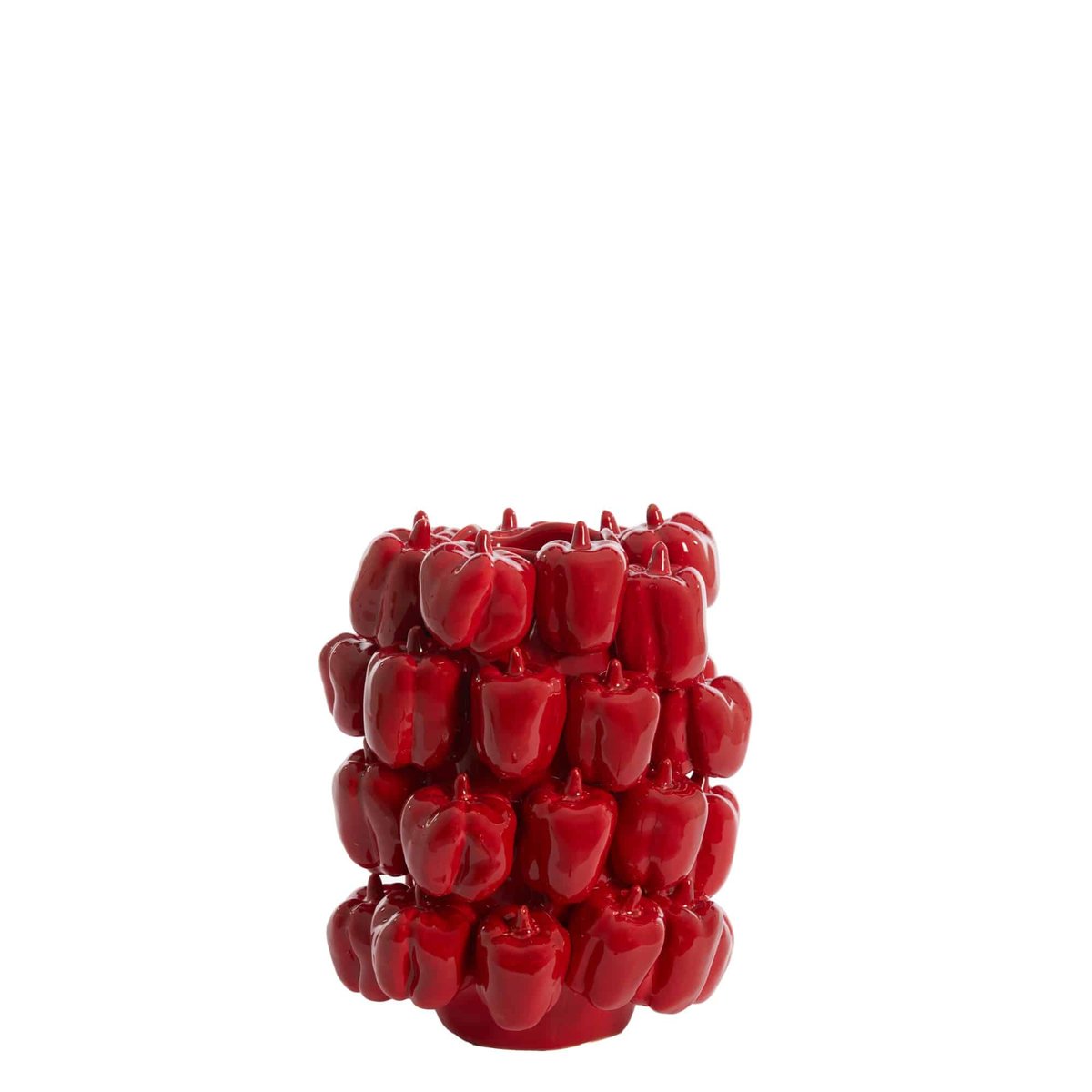 Vase Céramique BELLPEPPER rouge, LIGHT & LIVING