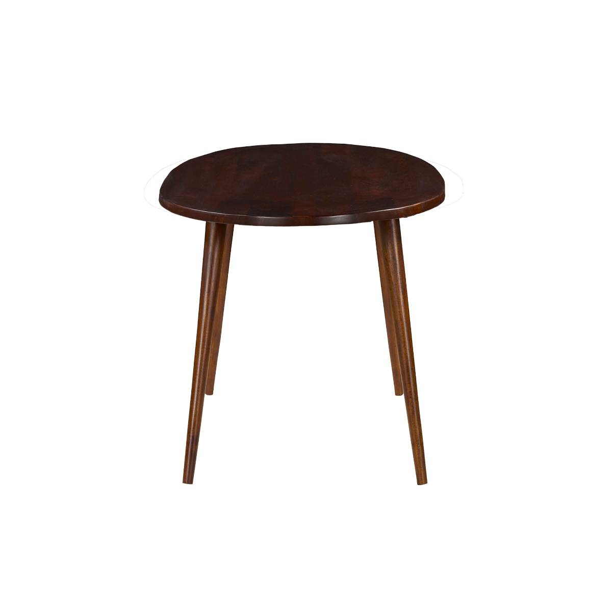 Table à manger en bois de manguier AYKO bois foncé, MADE IN MEUBLES 