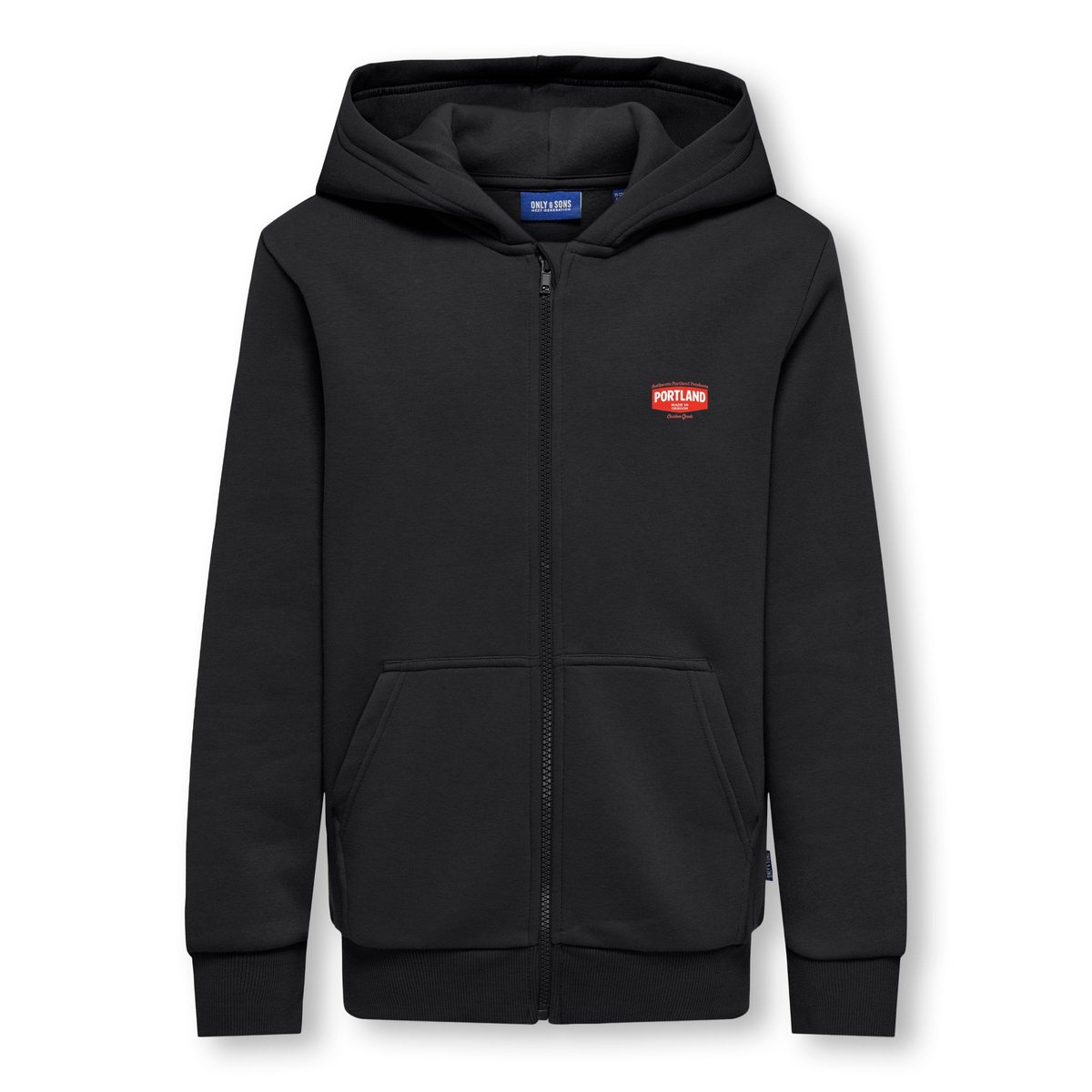 Sweat À Capuche black 1, ONLY & SONS JUNIOR