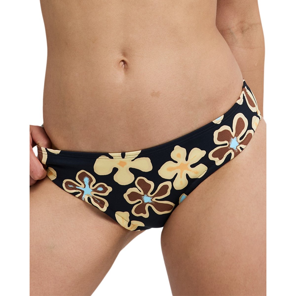 Bas de maillot de bain culotte bikini menstruel FEARLESS FLOW CLASSIC. noir anthracite nostalgic feels ful, ROXY