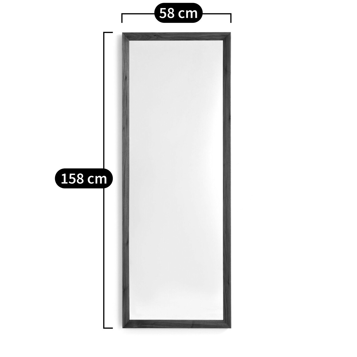 Miroir H158 cm, Andromède chêne, AM.PM