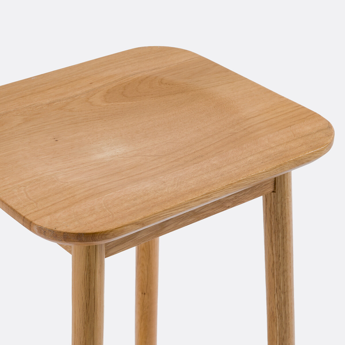 Hocker aus massiver Eiche H45 cm, Monsio eiche, LA REDOUTE INTERIEURS