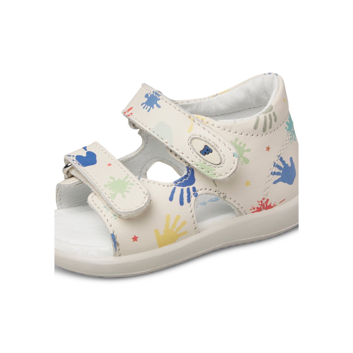 Sandales en cuir NEW RIVER blanc crème-, FALCOTTO