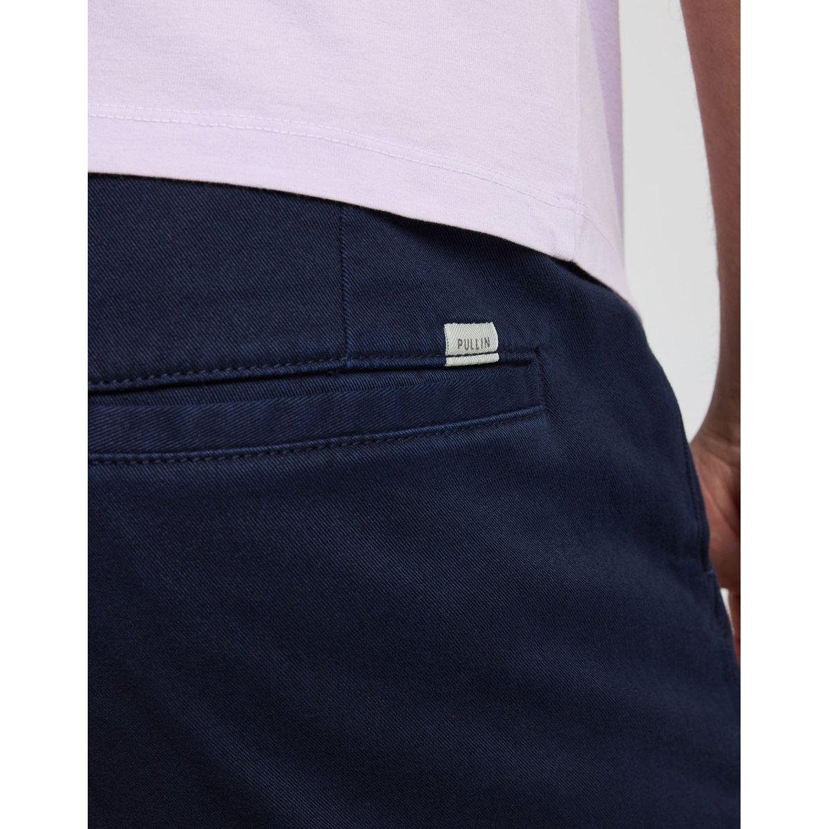PANTALON CHINO DRESS marine, PULLIN