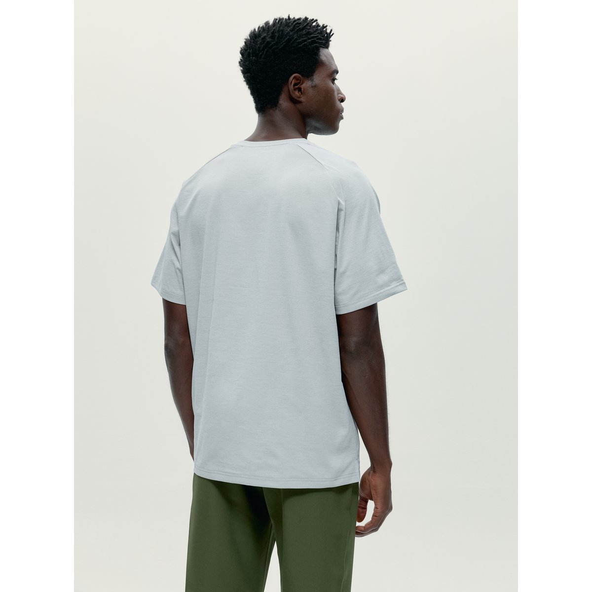 T-shirt de sport homme Core Manches courtes gris moyen, BORN