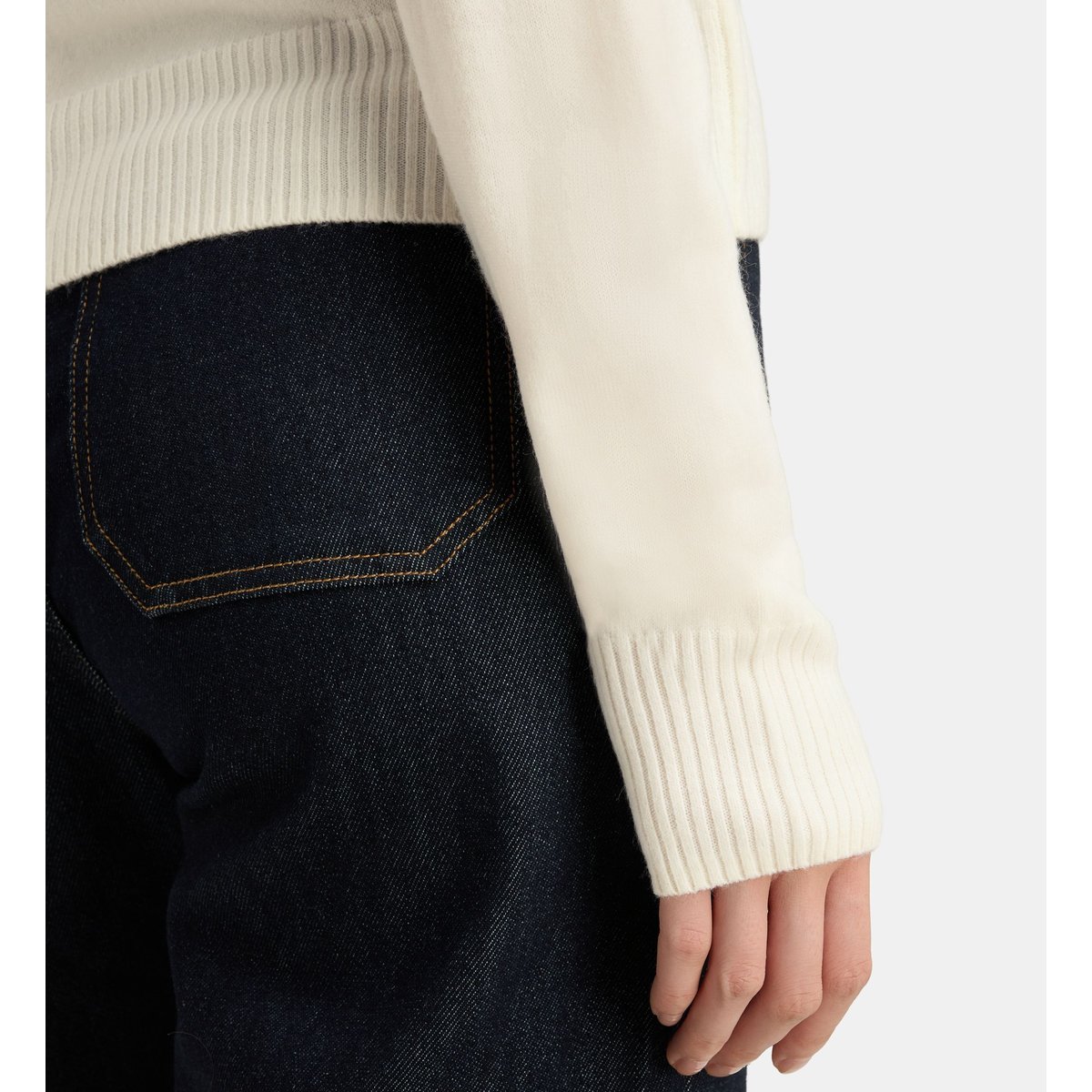 Cardigan droit flore c écru, GALERIES LAFAYETTE