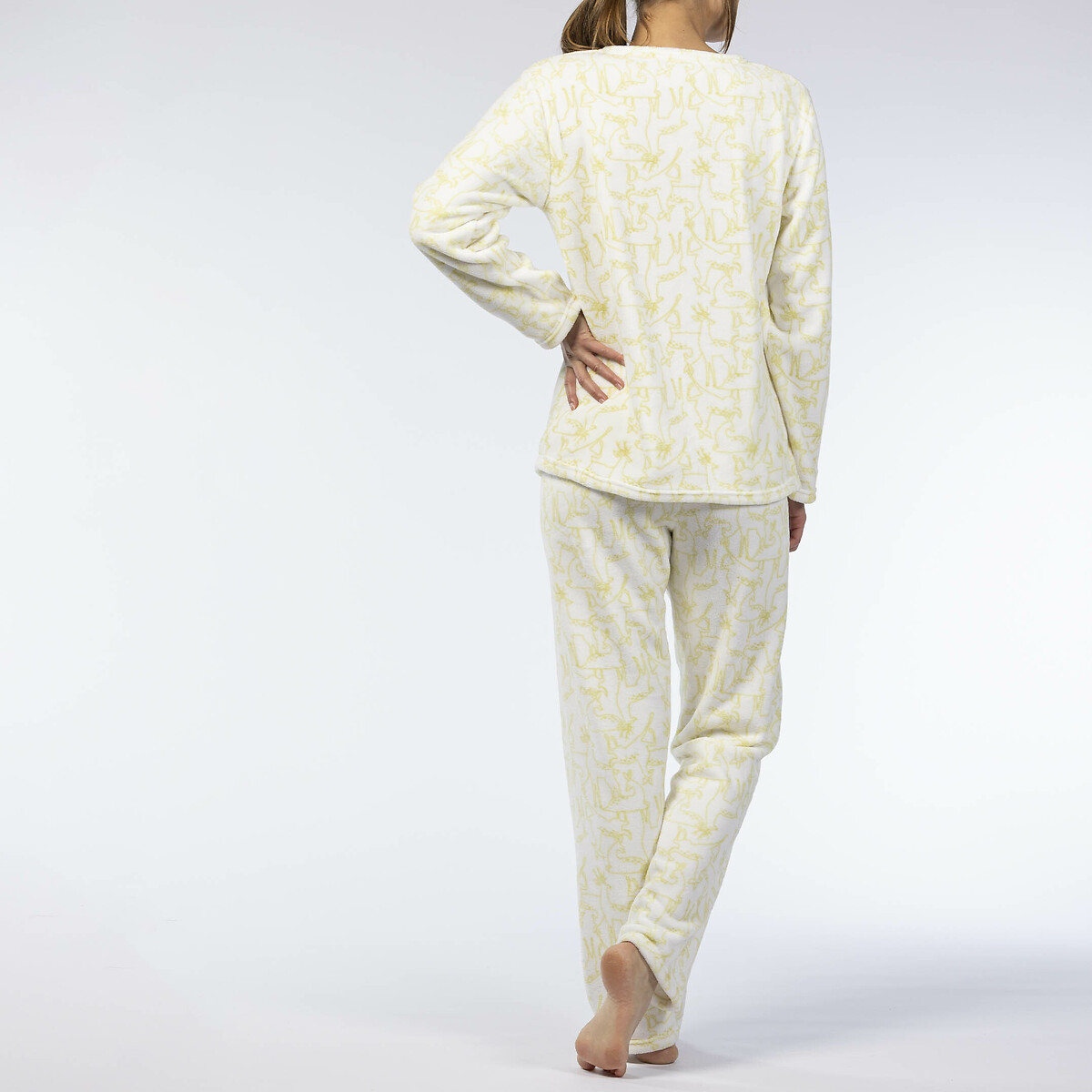 Ultra Soft Pyjamas with Long Sleeves light green, MELISSA BROWN