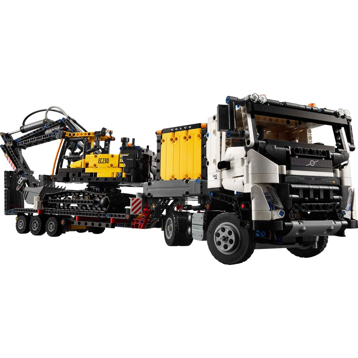 LEGO Technic - Camion Volvo FMX et Pelleteuse Électrique EC230 (42175) à Construire multicolore, LEGO