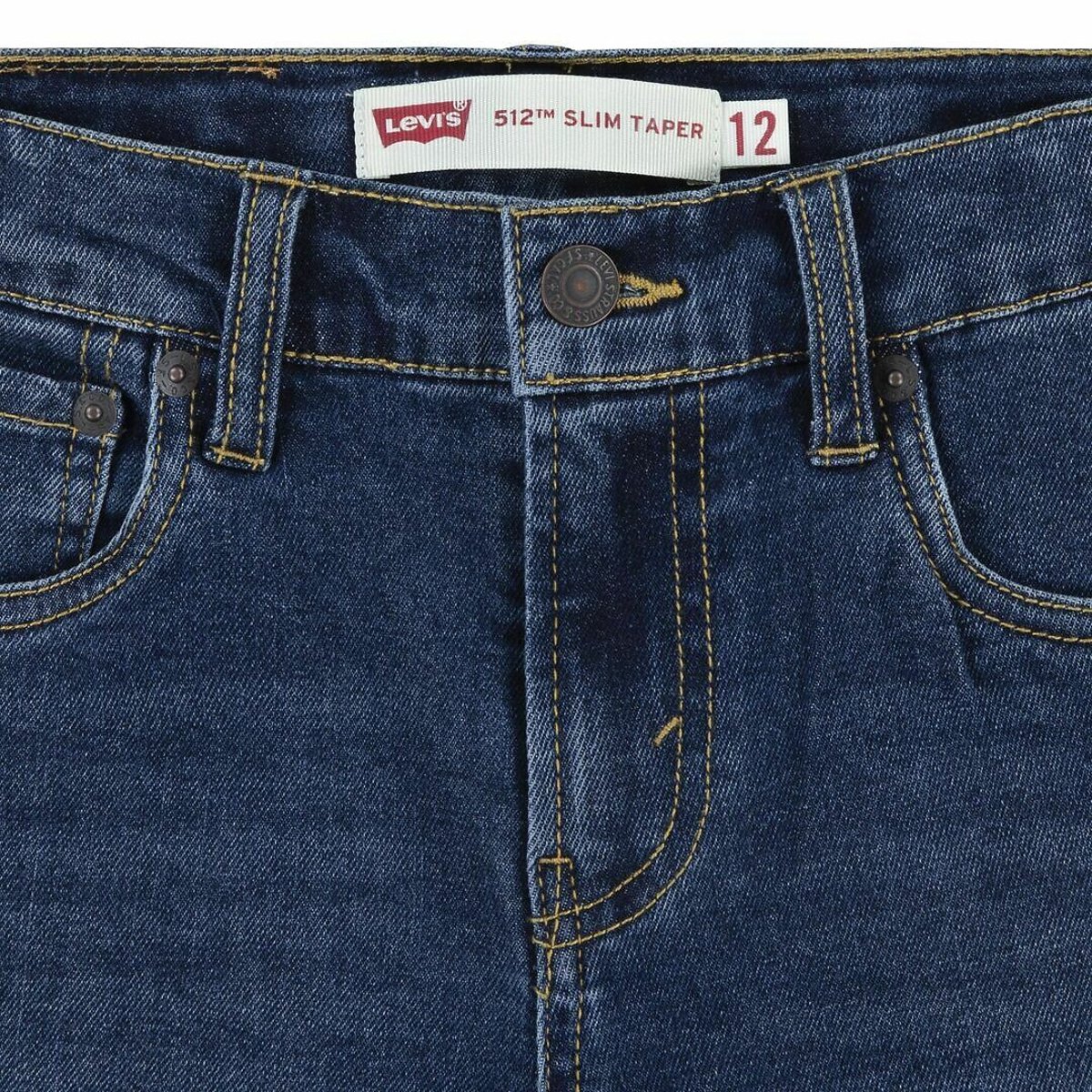 Jeans Slim Taper corte 512 azul ganga escuro, LEVI'S KIDS
