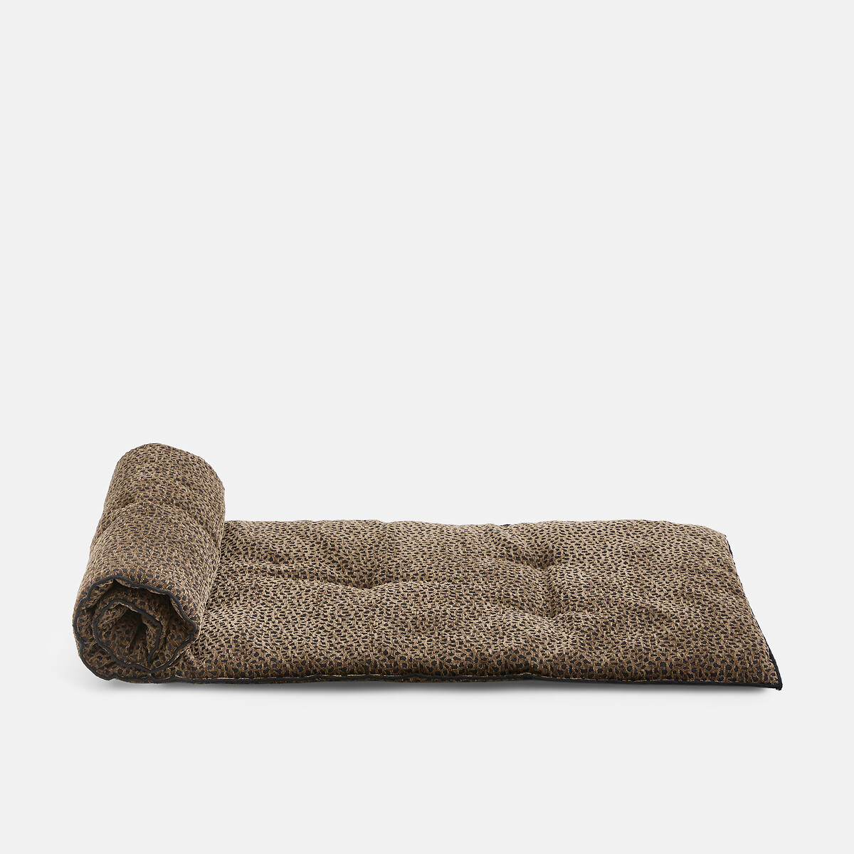 Matelas d'assise en velours ciselé, VOLUTA marron, LA REDOUTE INTERIEURS