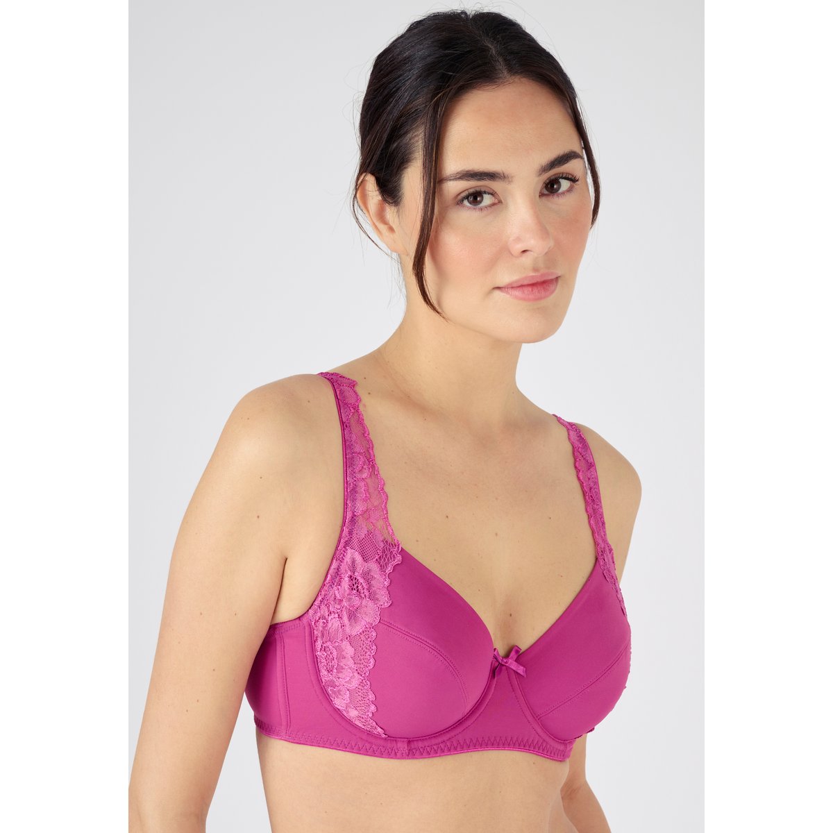 Soutien-gorge à armatures EVA rouge framboise intense, DAMART