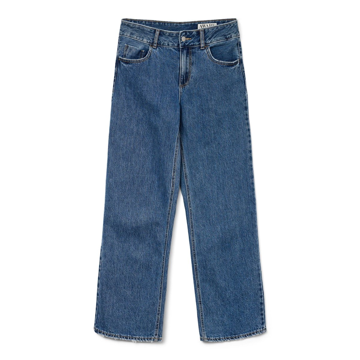 Jean À Coupe Large medium blue denim, VERO MODA