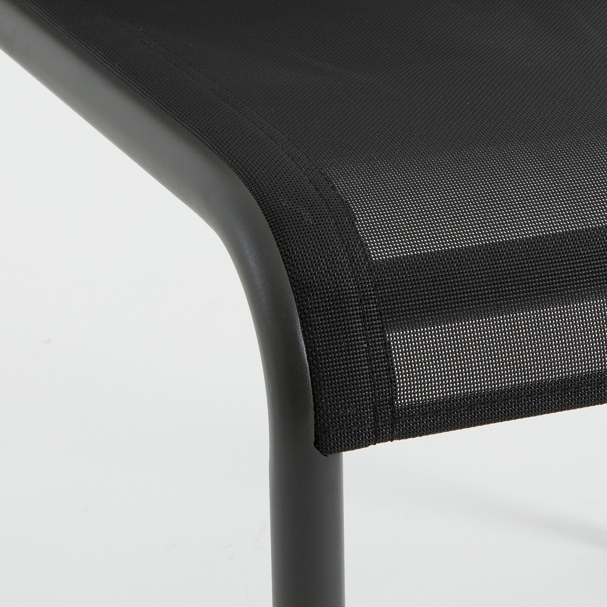 Lot de 2 chaises de jardin en aluminium et textilène, ZORY noir, LA REDOUTE INTERIEURS