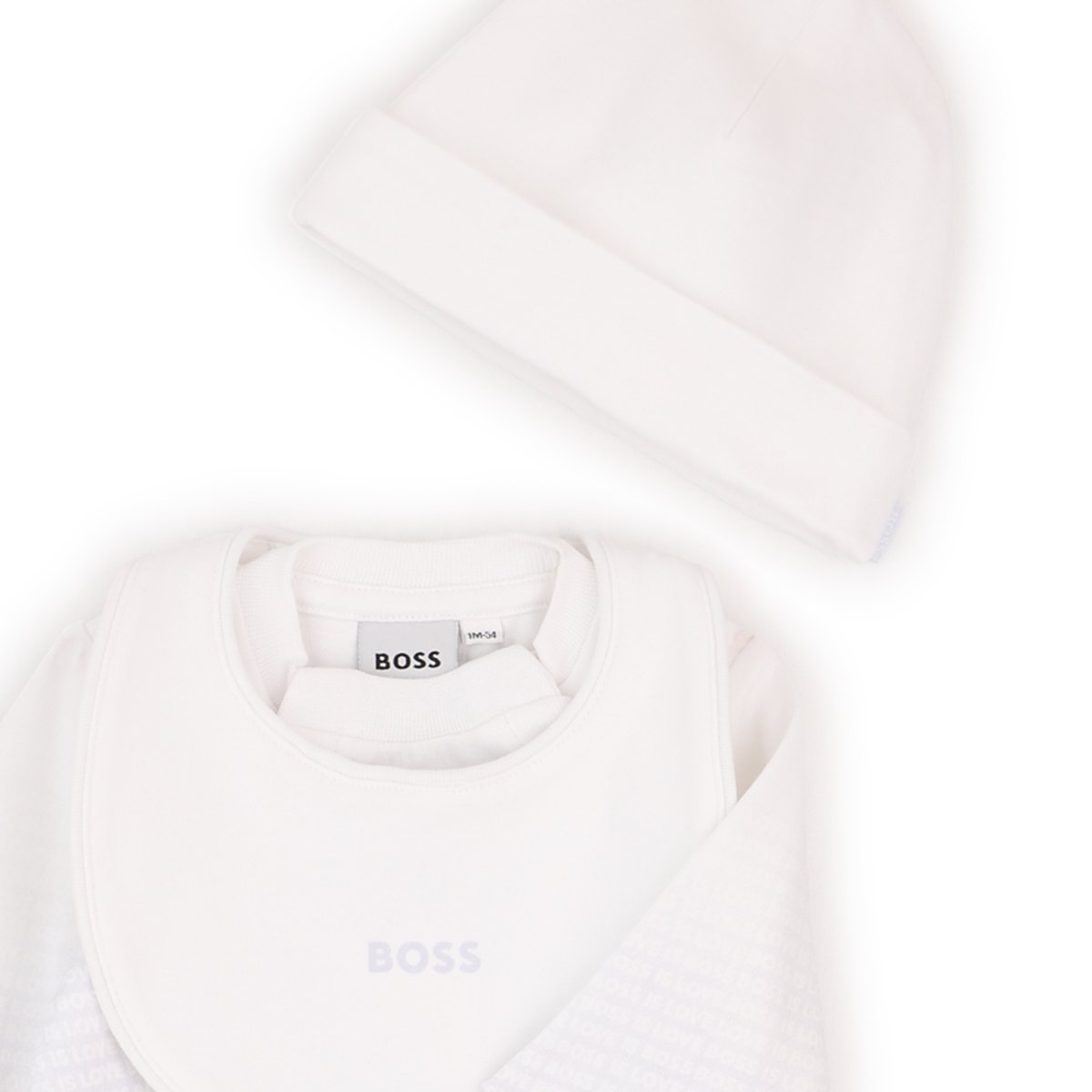 Ensemble pyjama, bonnet et bavoir ciel, BOSS KIDSWEAR