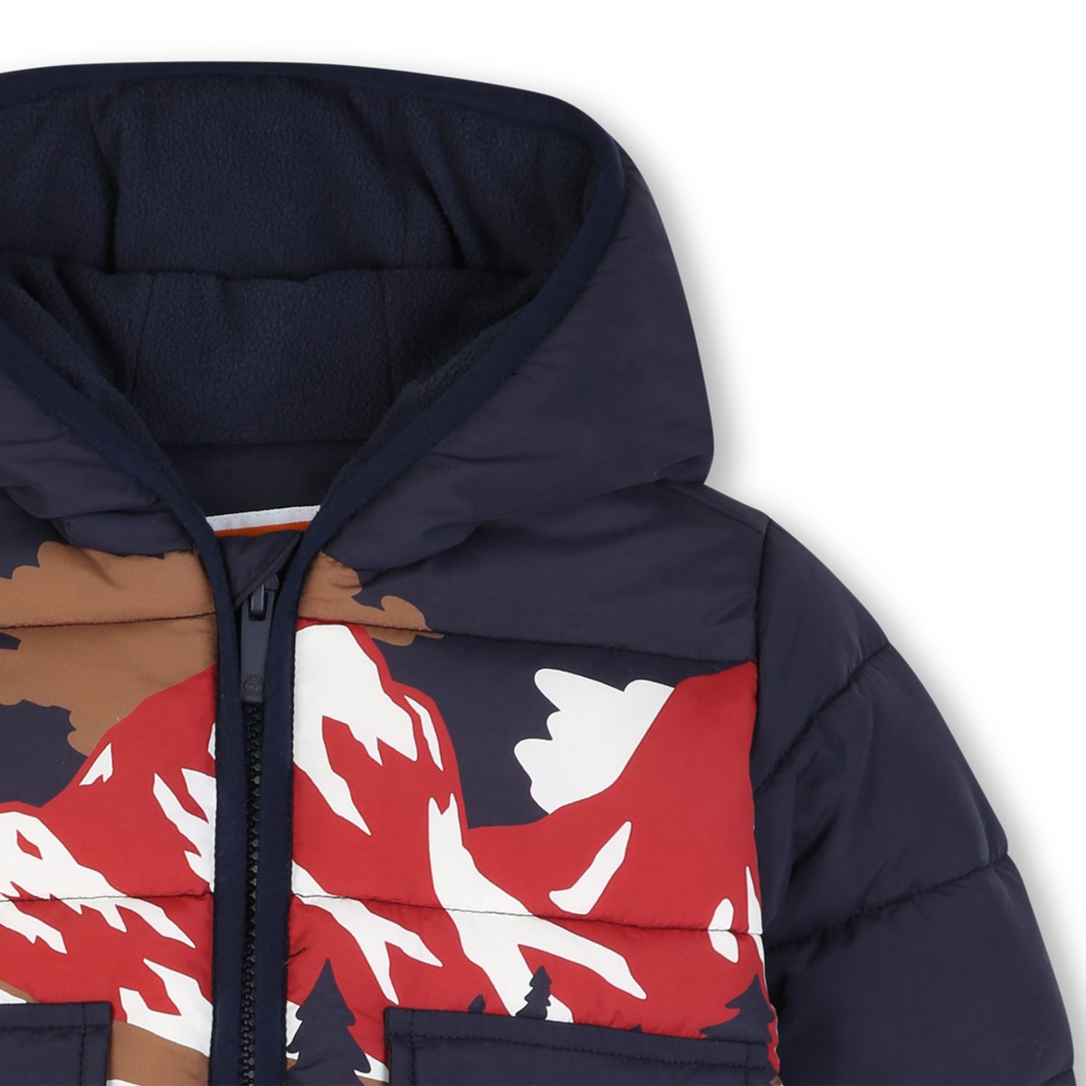 Doudoune à capuche bleu cargo, TIMBERLAND
