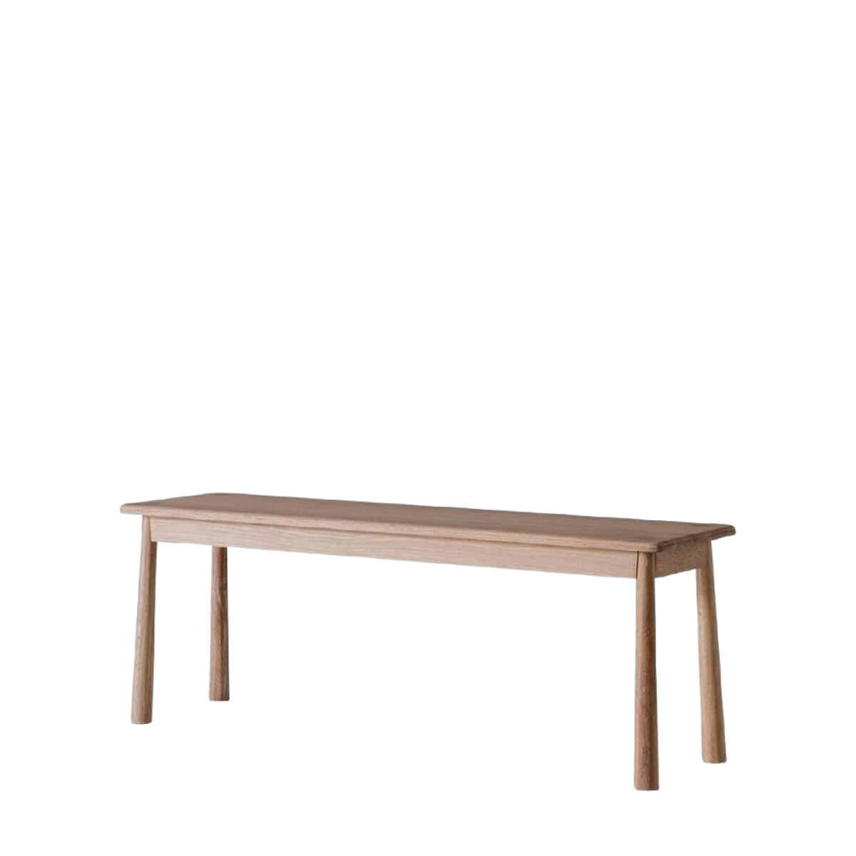 Uttara Scandi Oak 3 Seater Dining Bench (130 cm) brown , ÉDITÉ