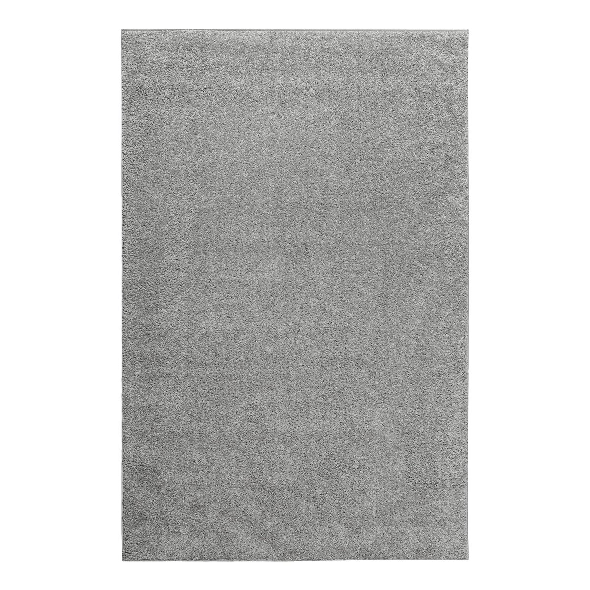 Tapis doux à poils aspect laine bouclettes , GRETA gris clair, WECON HOME