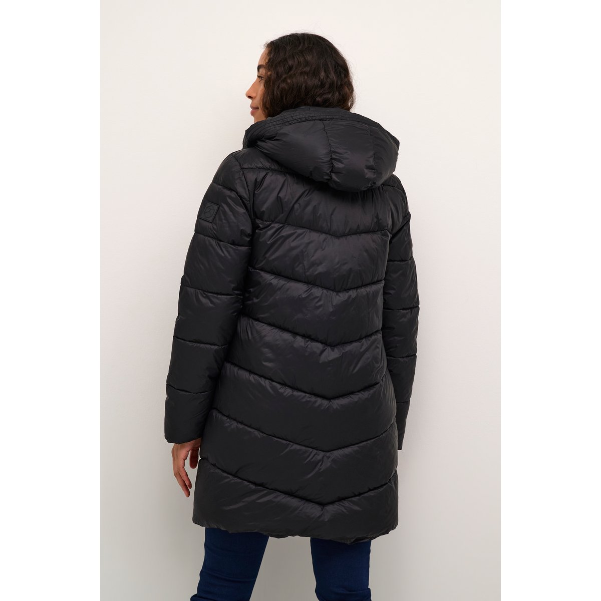 Manteau noir black deep, KAFFE