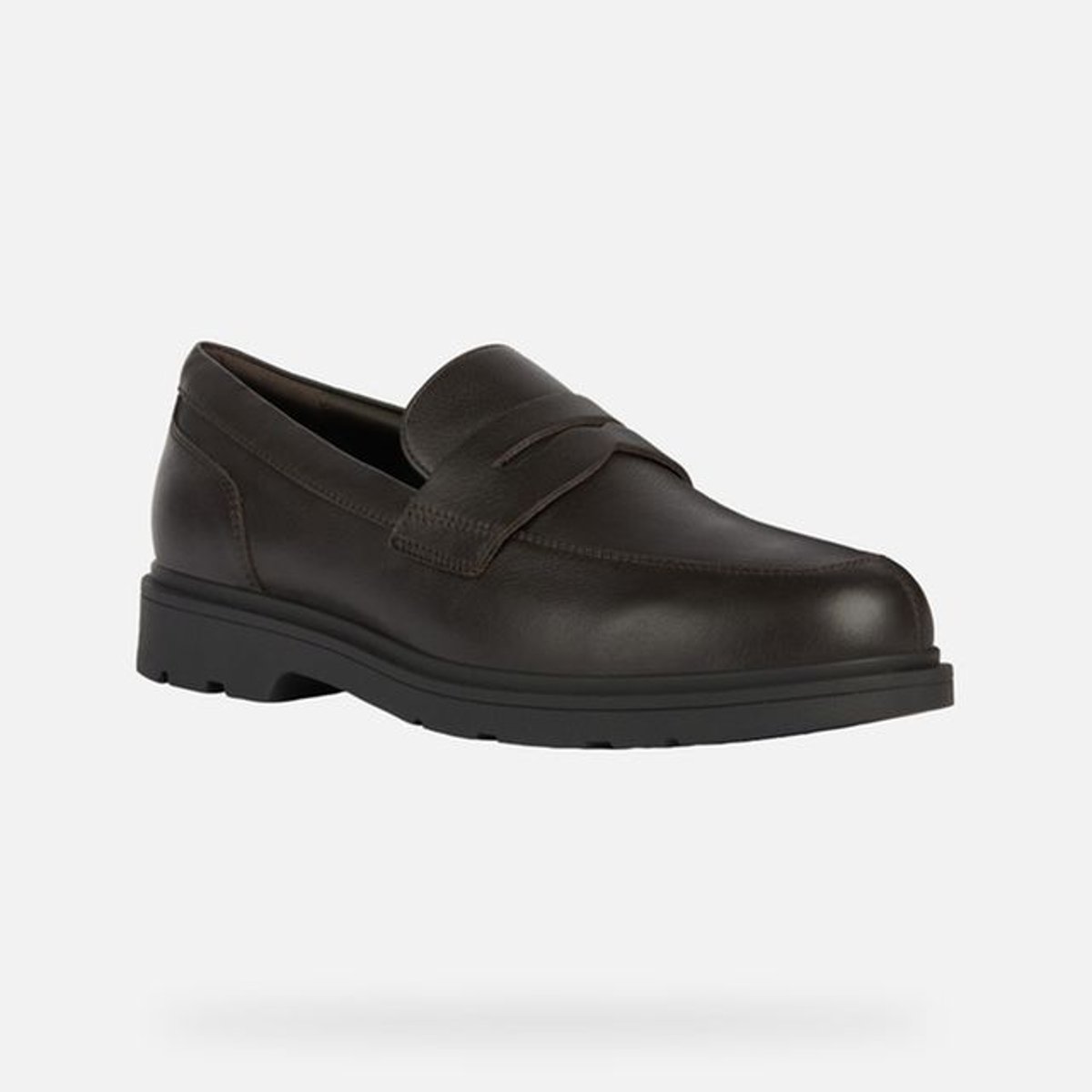 Moccasins U SPHERICA EC1 brun foncé, GEOX