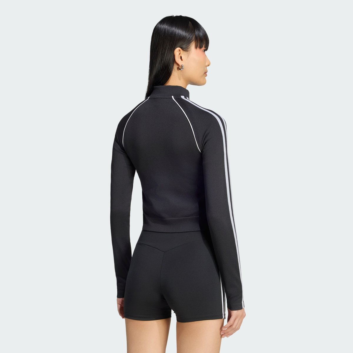 Veste De Survêtement Seamless Essentials 3 Stripes Veste De Survêtement Seamless Essentials 3 Stripes black, adidas Originals