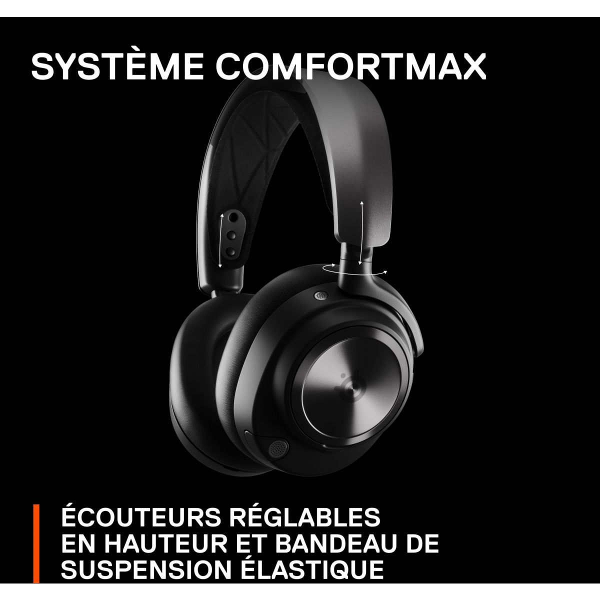 Casque gamer Arctis Nova Pro Wireless PS5 PC Exclusif couleur unique, STEELSERIES
