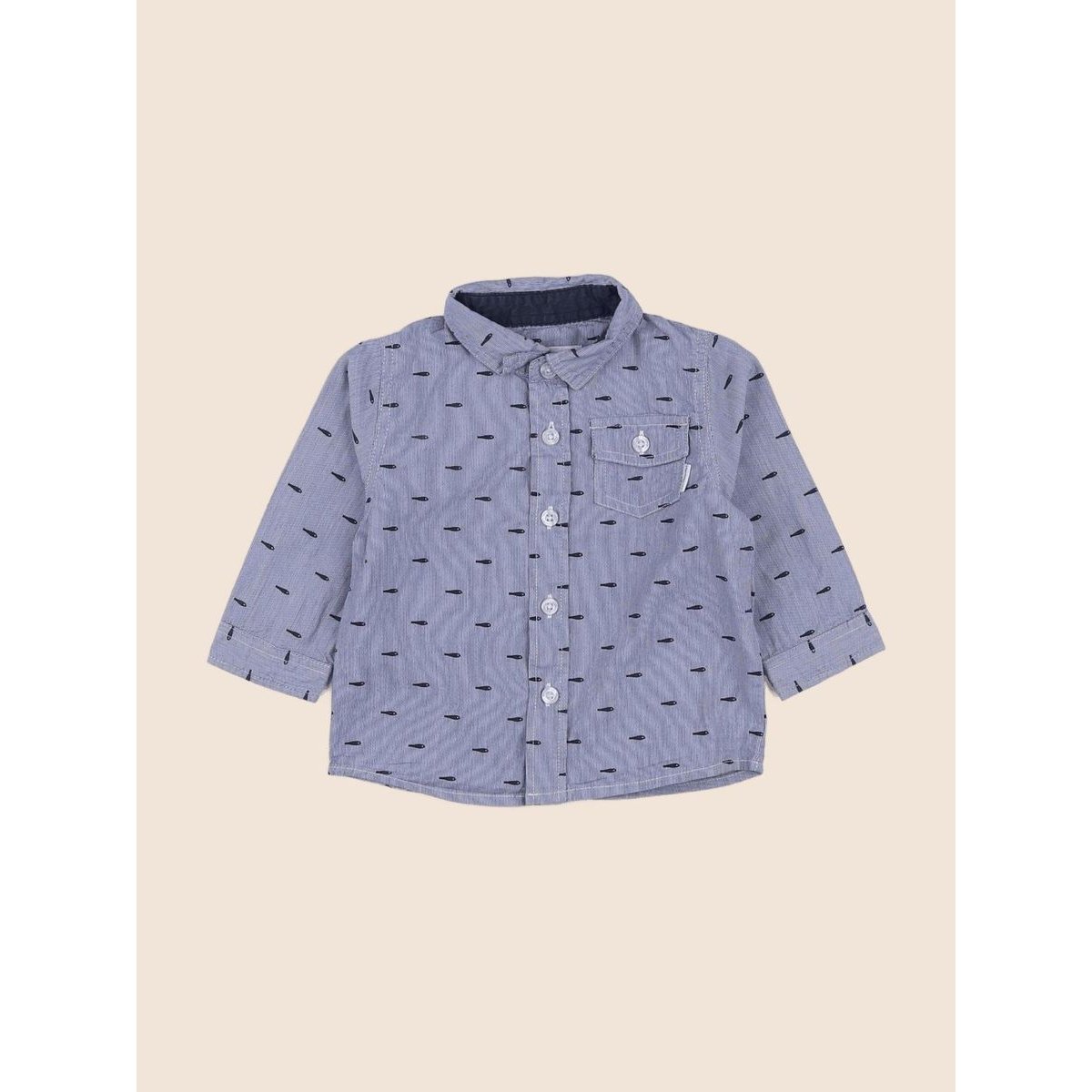 Chemise - Très bon état bleu, VERTBAUDET