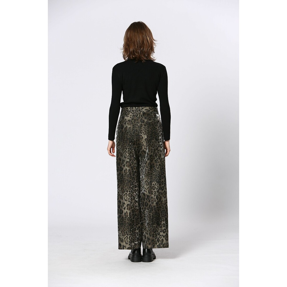 Leopard Print Trousers leopard print, SEE U SOON