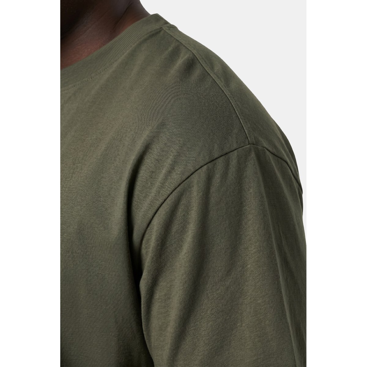 T-shirt oversized à manches courtes kaki, STHUGE