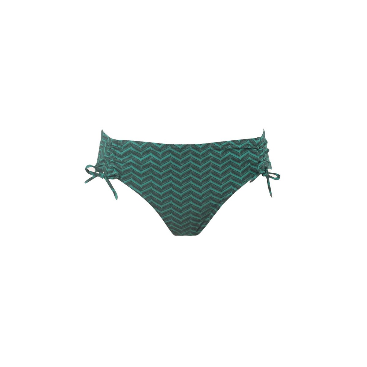 Bas de maillot culotte ajustable LAGUNE vert, JANINE ROBIN