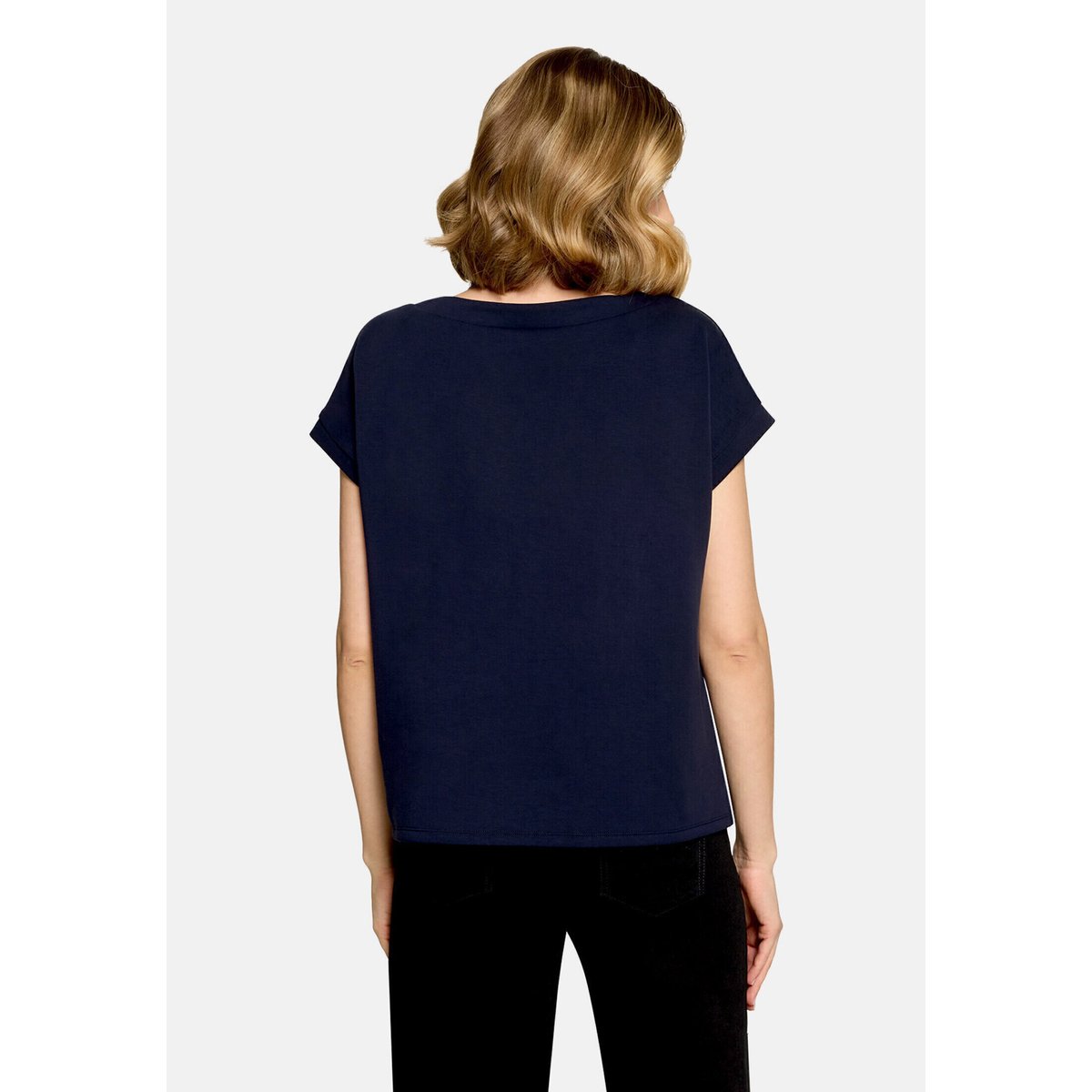 Sweat-shirt à fentes d'aisance latérales dark sky, BETTY BARCLAY