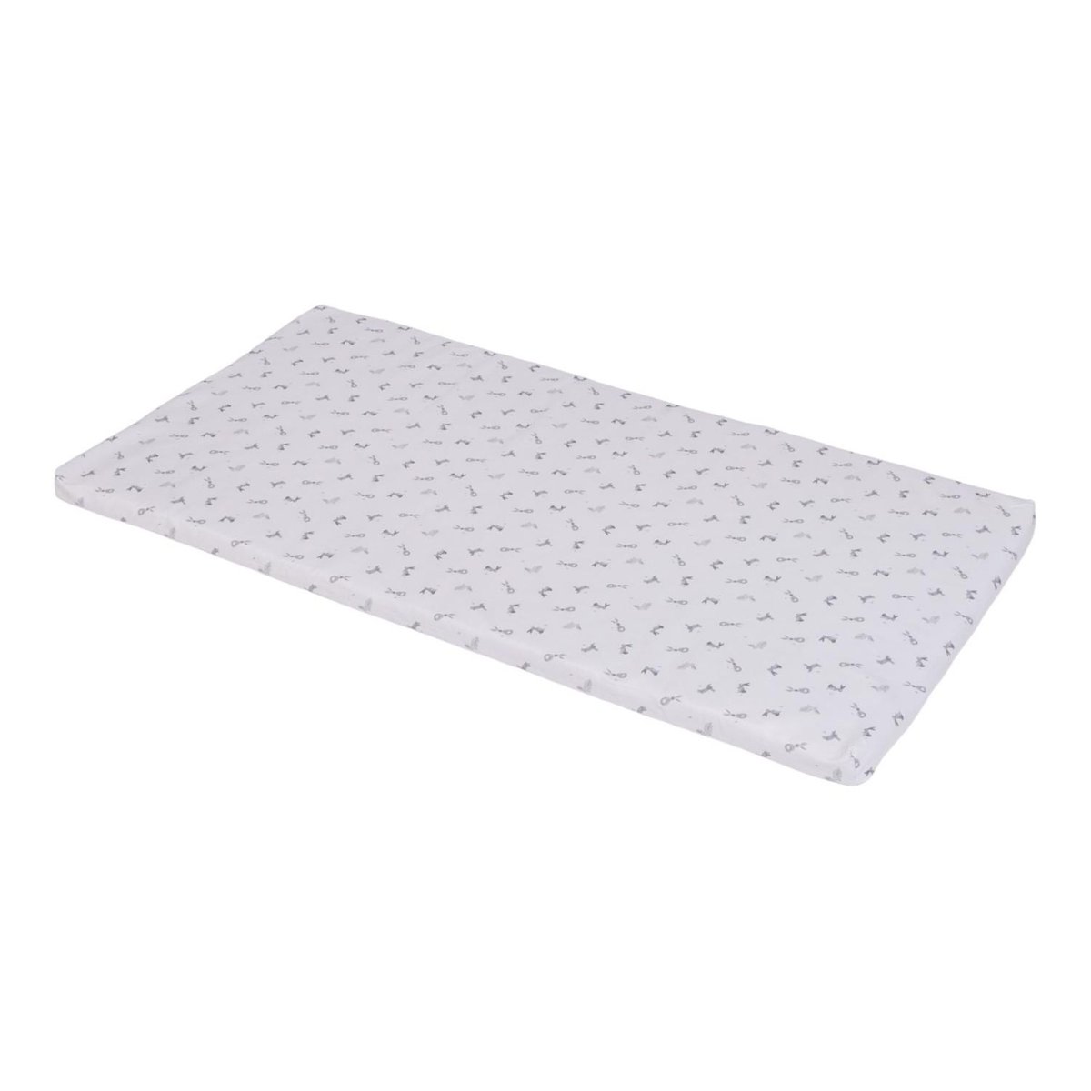 Matelas de voyage 60 x 120 cm blanc, CANDIDE