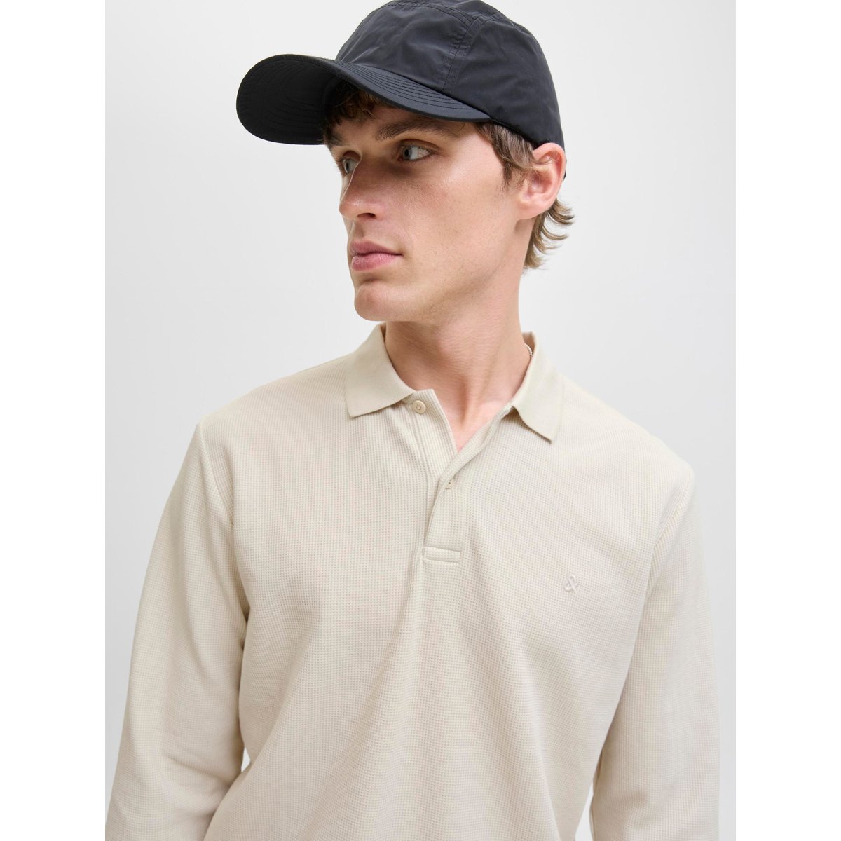 Polo grise - moonbeam, JACK & JONES