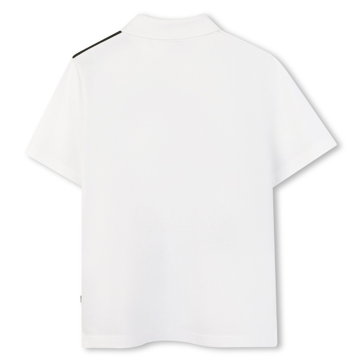 Polo en coton blanc, BOSS KIDSWEAR