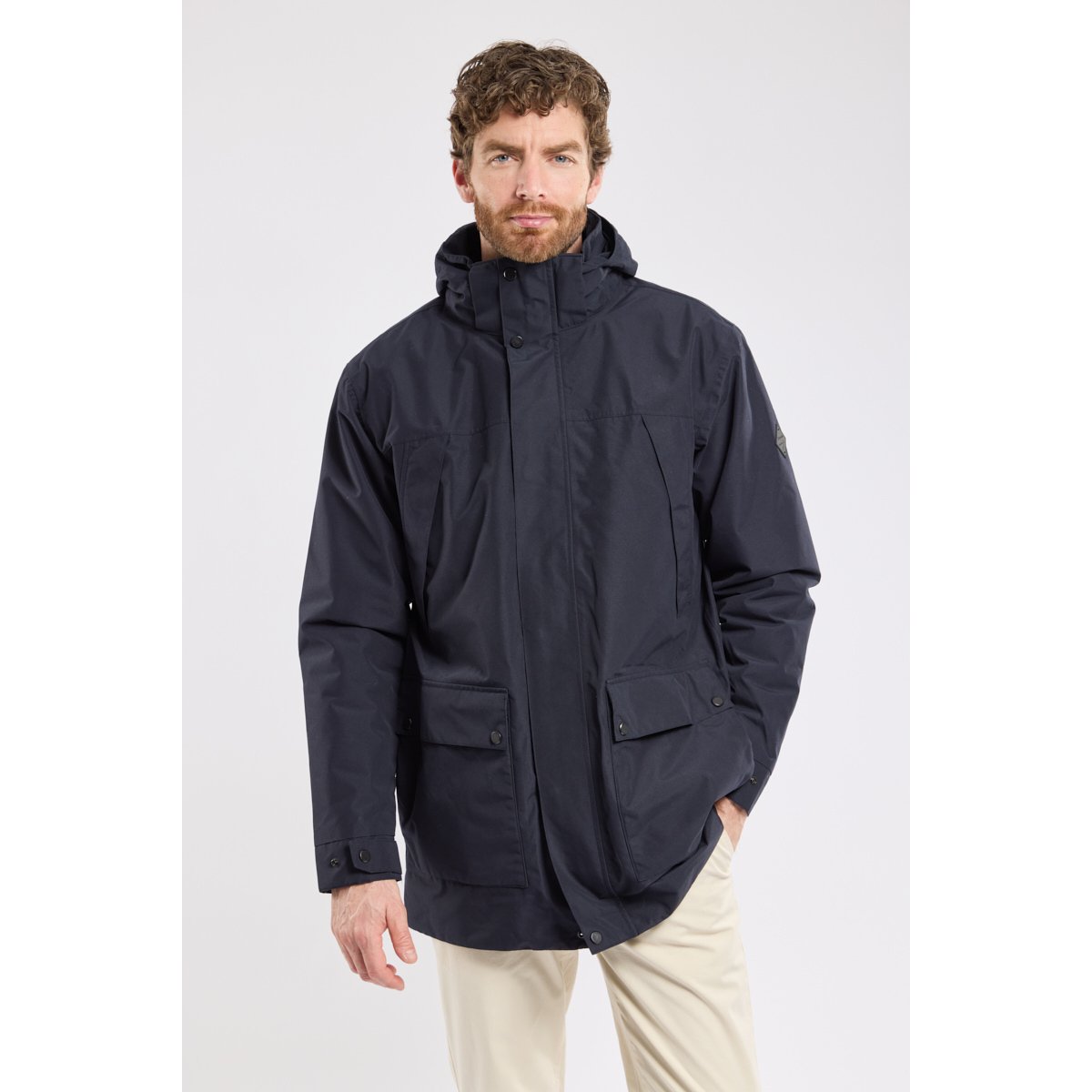 Parka Sympatex® imper-respirante HARBOURG navy, BERMUDES