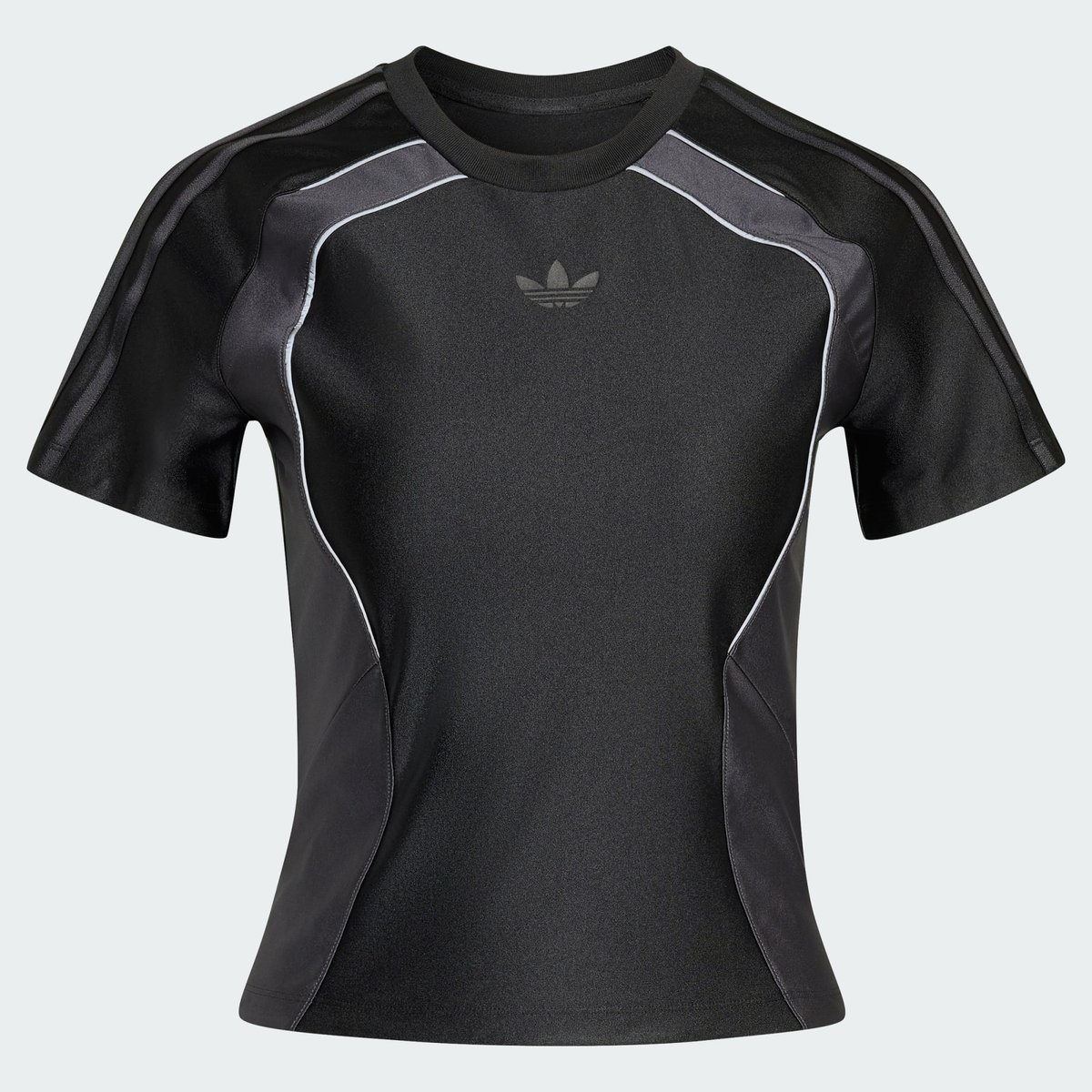 T-Shirt Slim Teamgeist black / utility black / black reflective / iron metallic, adidas Originals