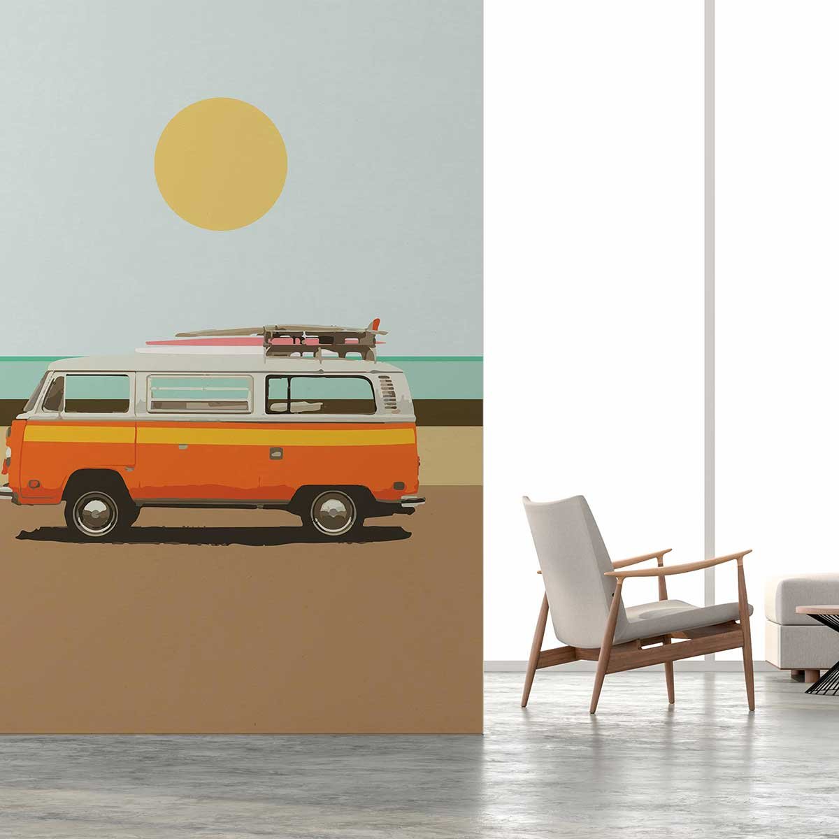Papier peint combi surf intissé, HEXOA