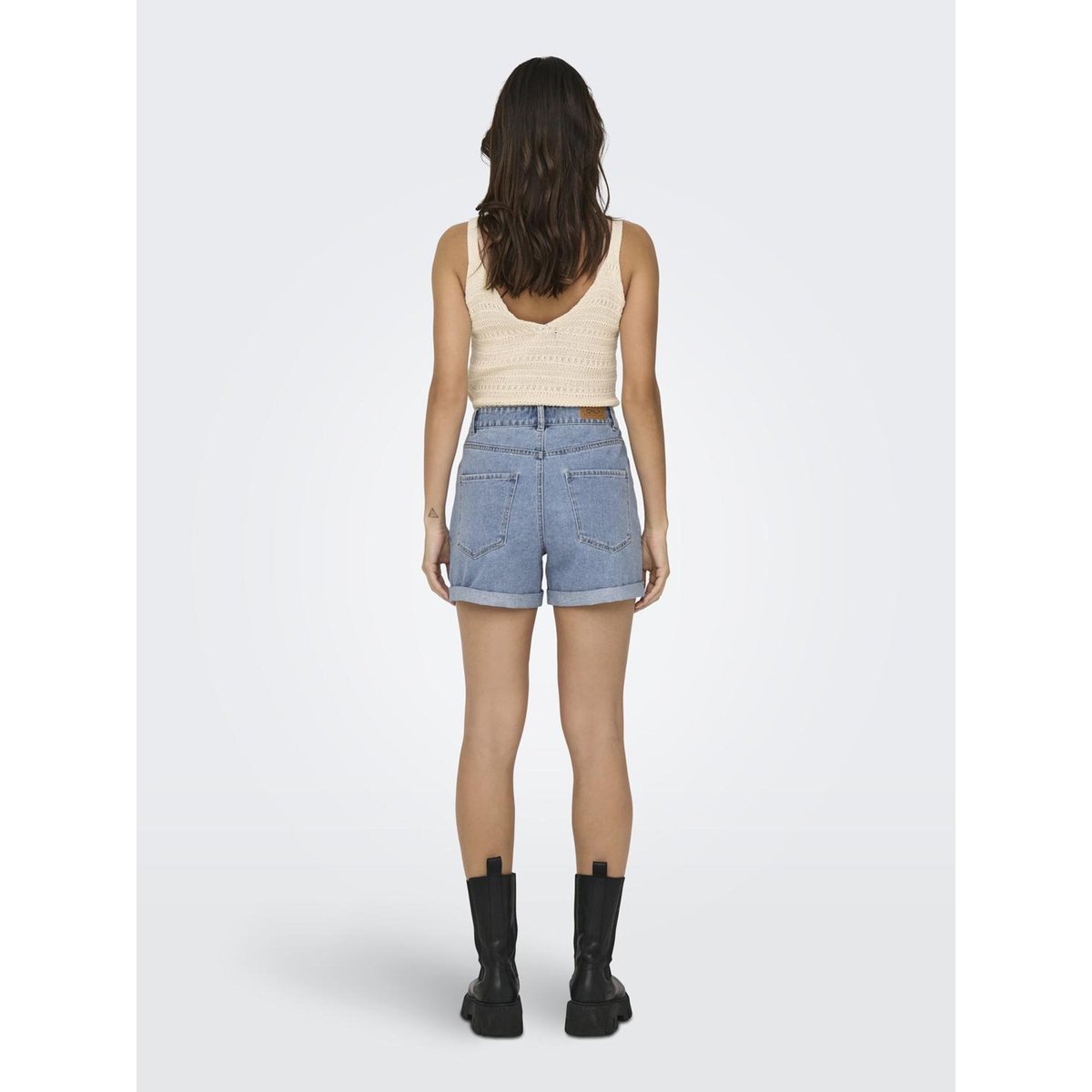 Short En Denim light blue denim, ONLY